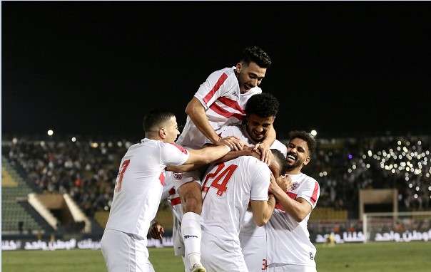 فرحة لاعبي الزمالك