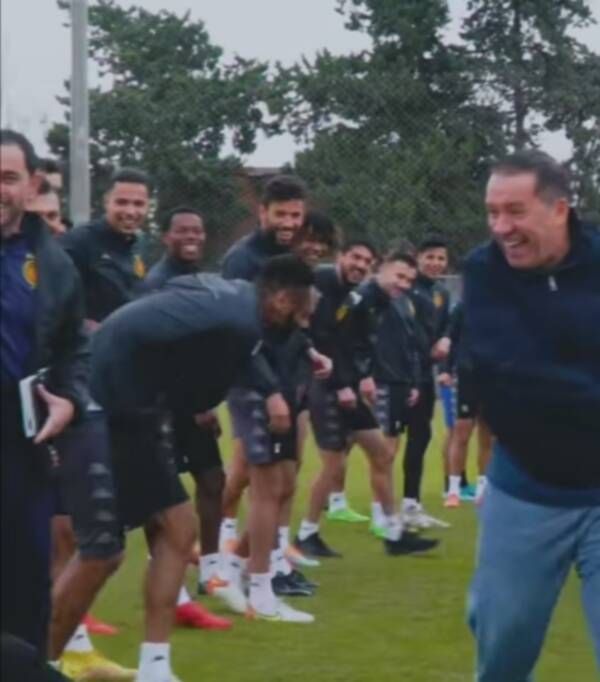 من استقبال اللاعبين الدوليين في الترجي