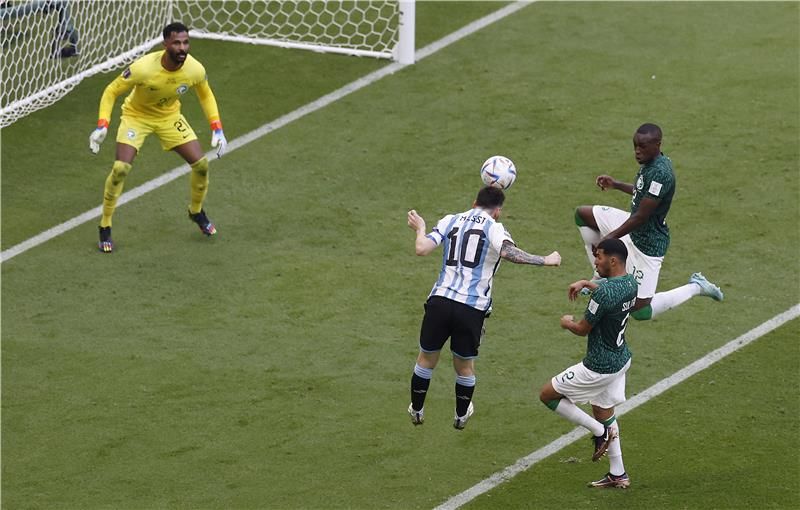 مباراة الأرجنتين والسعودية