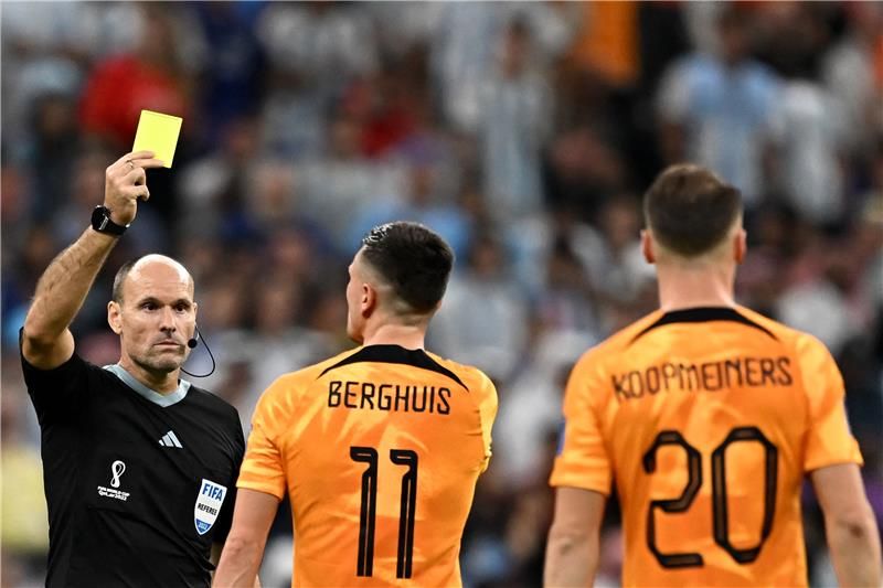 من مباراة الأرجنتين وهولندا