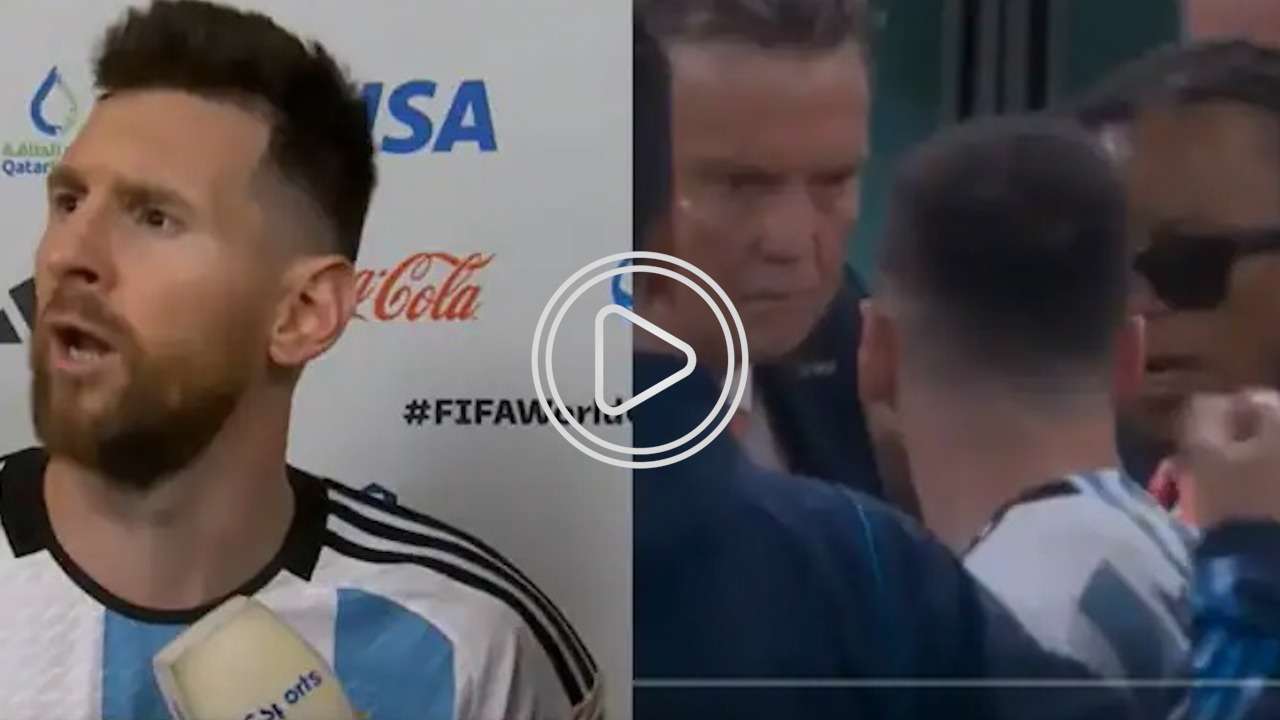 ميسي مع لويس فان جال