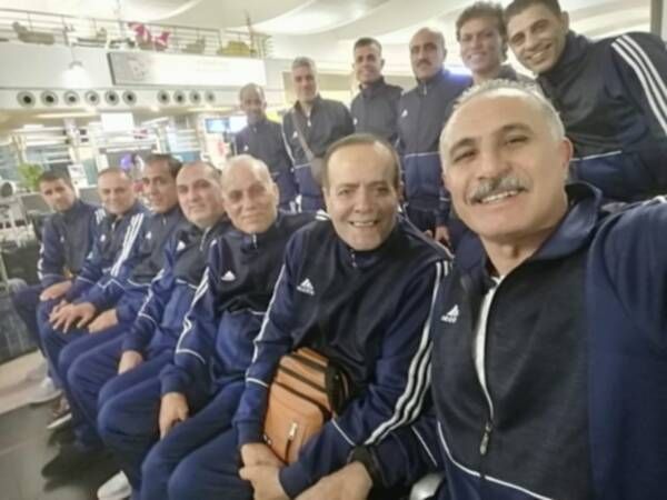وفد الرياضيين في مطار القاهرة