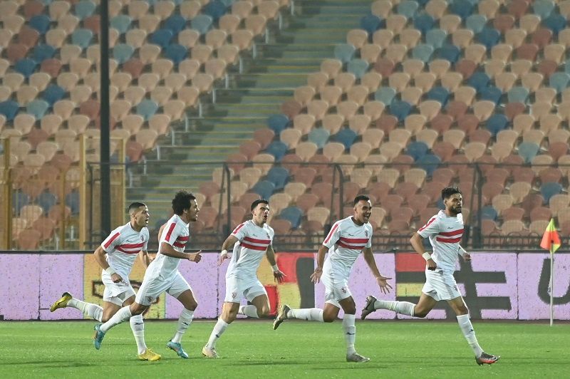 فرحة لاعبي الزمالك