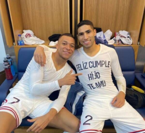 حكيمي ومبابي