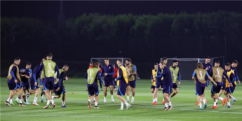 من تدريبات المنتخب الكرواتي