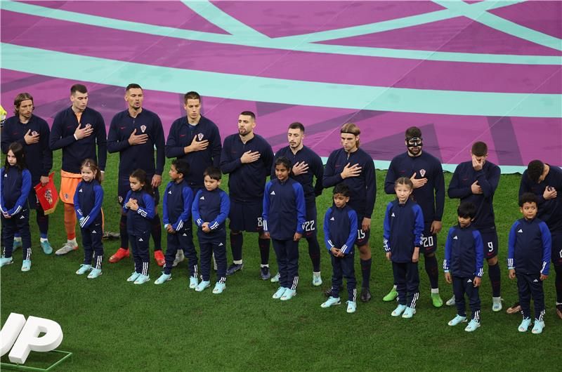 لاعبو المنتخب الكرواتي