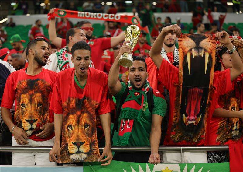 مشجعو المنتخب المغربي