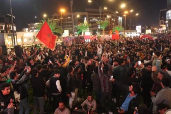 جماهير العراق تدعم المغرب