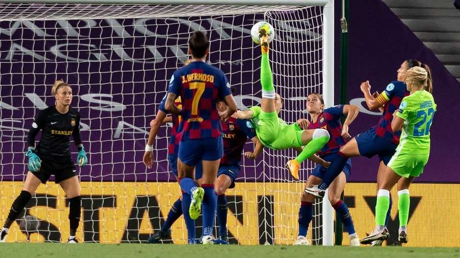 مباراة برشلونة وفولفسبورج بدوري أبطال أوروبا للسيدات