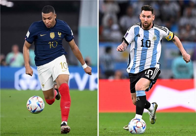 ميسي ومبابي