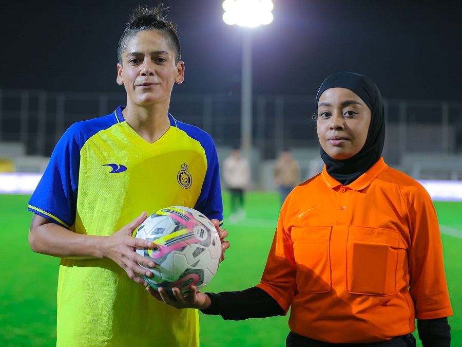 ميساء جبارة بعد تسجيلها 3 أهداف