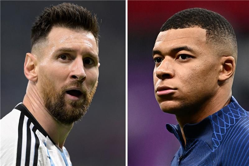 ميسي ومبابي