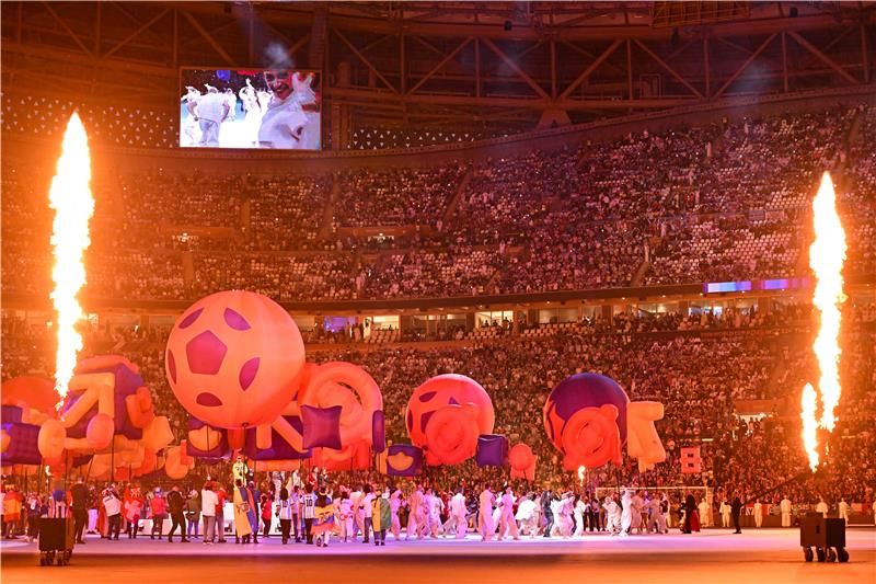 من حفل ختام المونديال