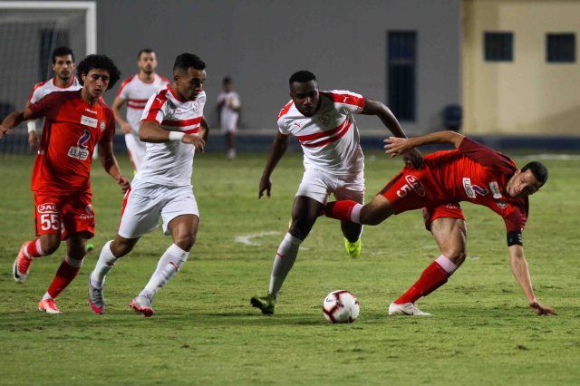 لقاء سابق بين الزمالك وحرس الحدود