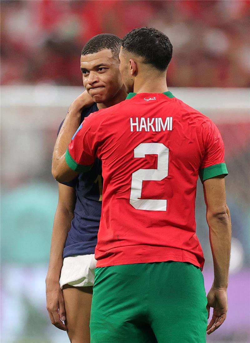 حكيمي ومبابي