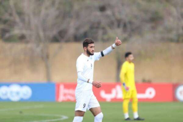 زيد القنبر مهاجم فلسطين