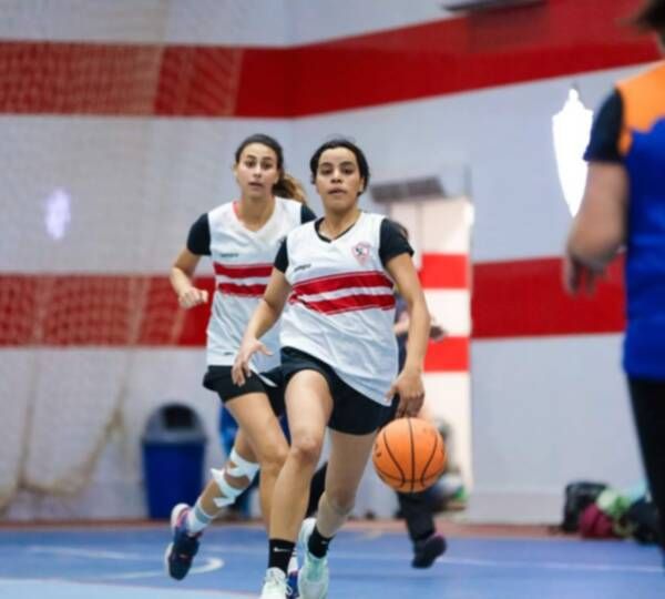 لاعبات سلة الزمالك