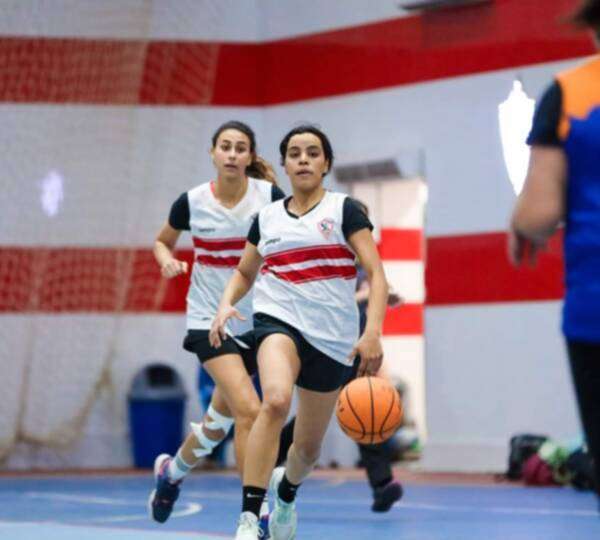 لاعبات سلة الزمالك