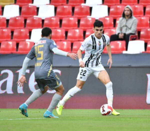 من مباراة الجزيرة والظفرة