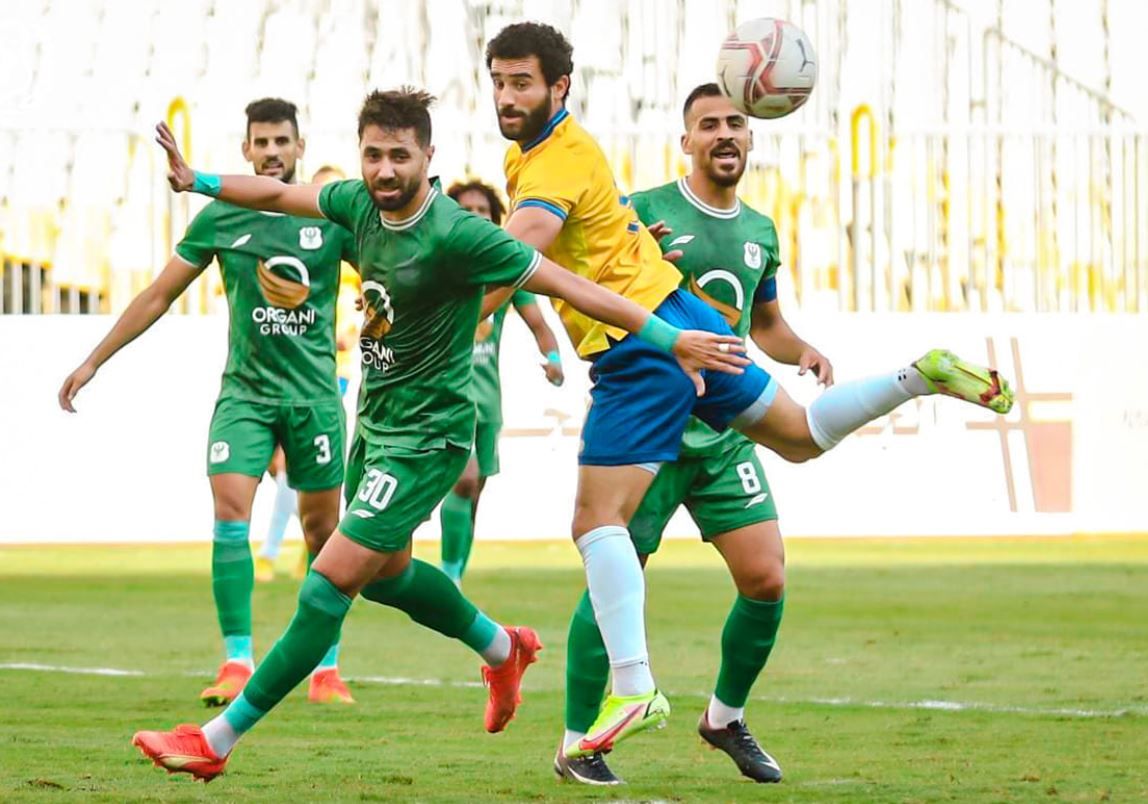 باسم مرسي في مباراة المصري