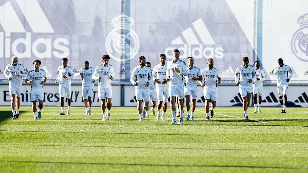 مران الفريق (من حساب ريال مدريد على تويتر)