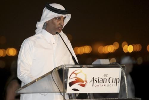 الشيخ حمد بن خليفة بن أحمد آل ثاني رئيس الإتحاد القطري لكرة القدم 