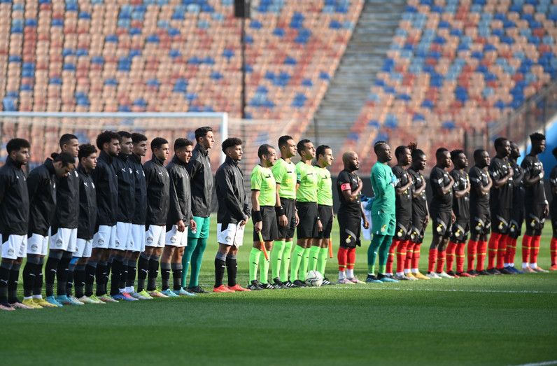 من مباراة أمس بين المنتخبين