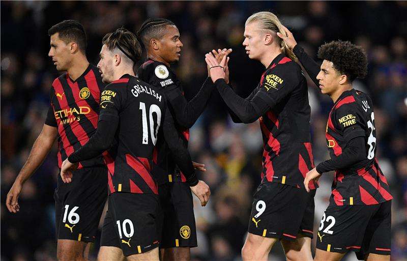 لاعبو مانشستر سيتي