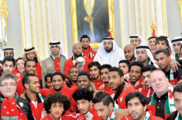 من تتويج سابق لمنتخب الإمارات