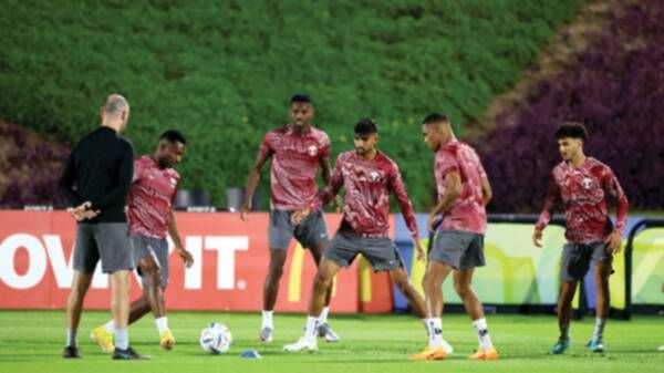 مران منتخب قطر