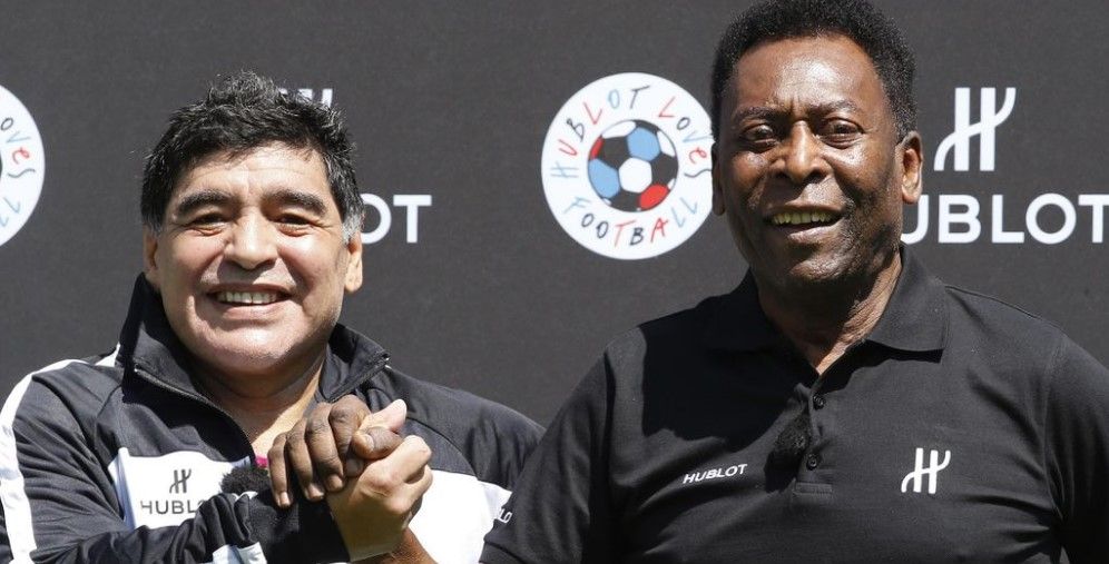 بيليه ومارادونا