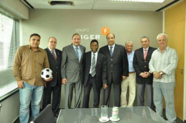 بيليه ووفد الاتحاد السكندري