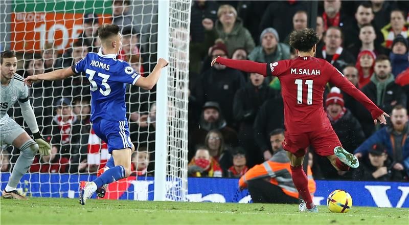 محمد صلاح أمام ليستر سيتي