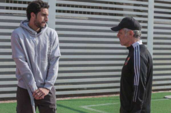 شوبير مع المدير الفني مارسيل كولر