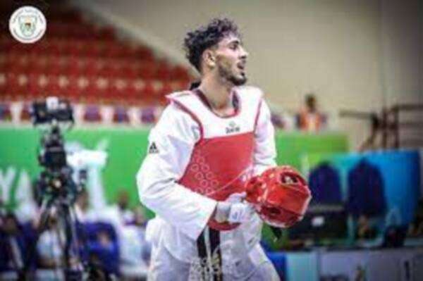 أحمد بهلول بطل فضية التايكواندو