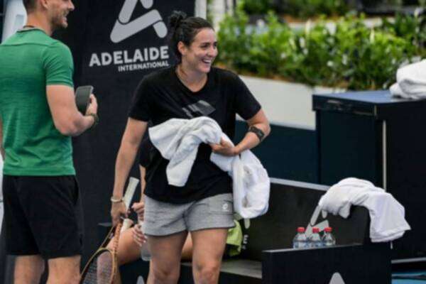 من تدريبات أنس جابر الأخيرة في أستراليا