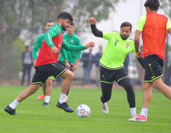 من مران المنتخب العراقي