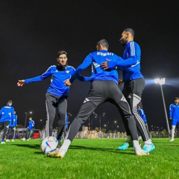 من مران المنتخب الكويتي