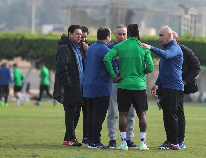 جانب من مران المصري بقيادة التوأم