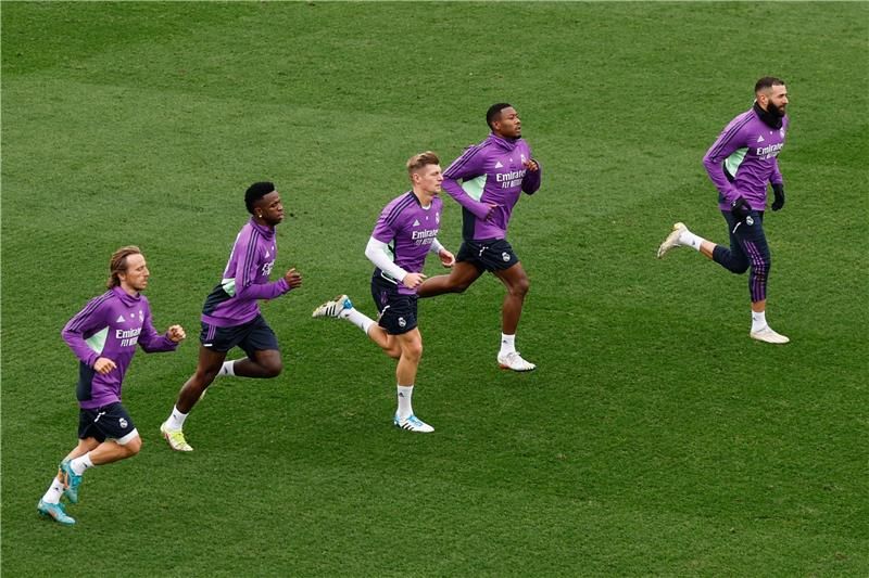 من تدريبات الفريق الملكي