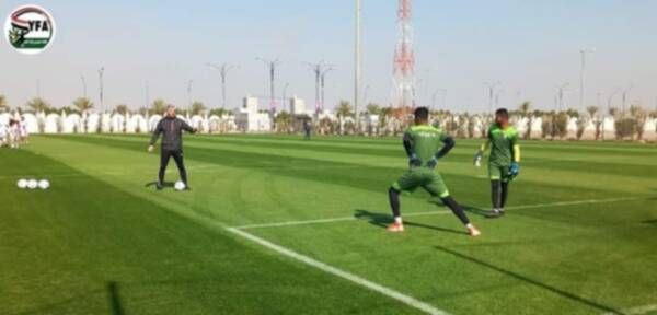 جانب من تدريبات المنتخب