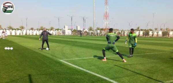 جانب من تدريبات المنتخب