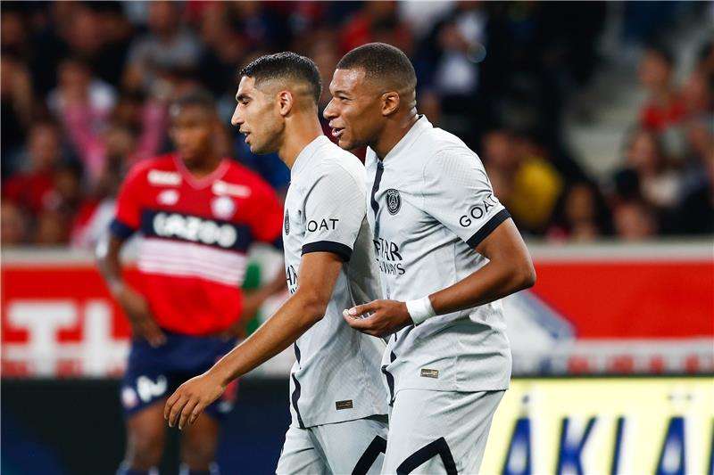 مبابي وحكيمي