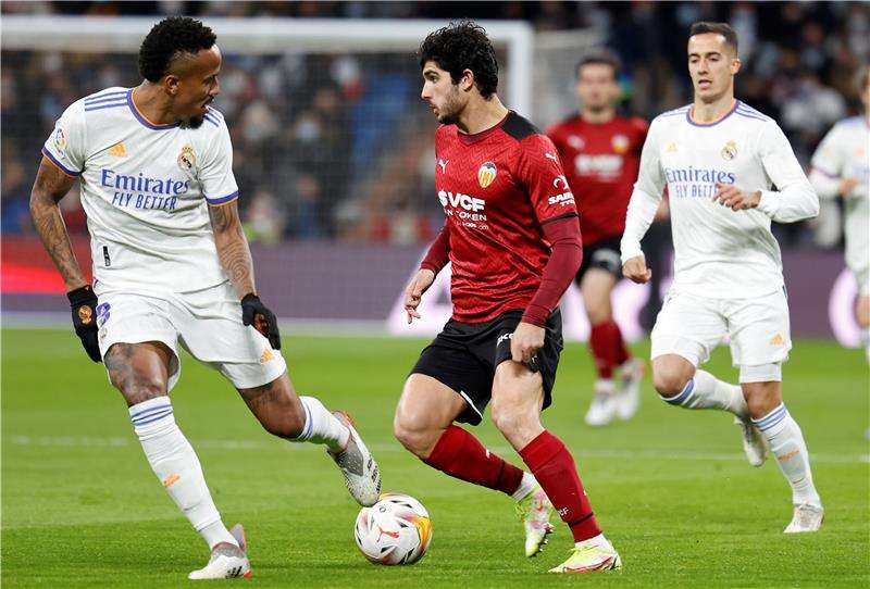 من مواجهة سابقة بين ريال مدريد وفالنسيا