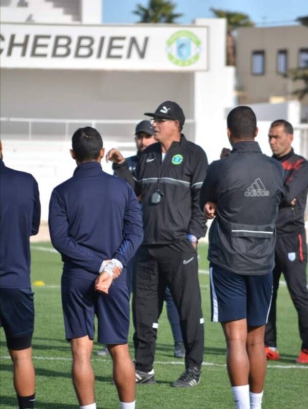 هلال الشابة في تدريباته تحت إشراف بادو الزاكي