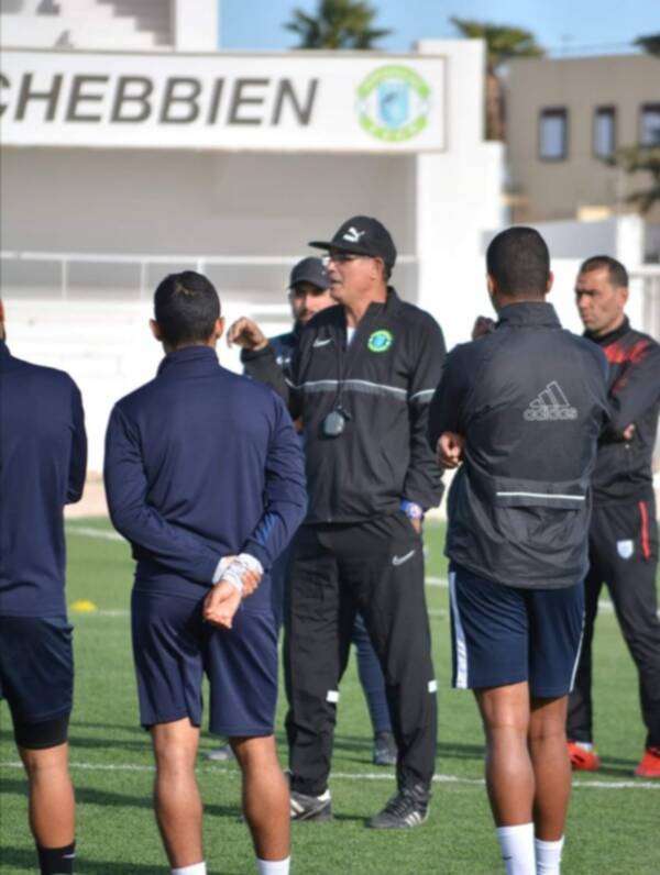 هلال الشابة في تدريباته تحت إشراف بادو الزاكي