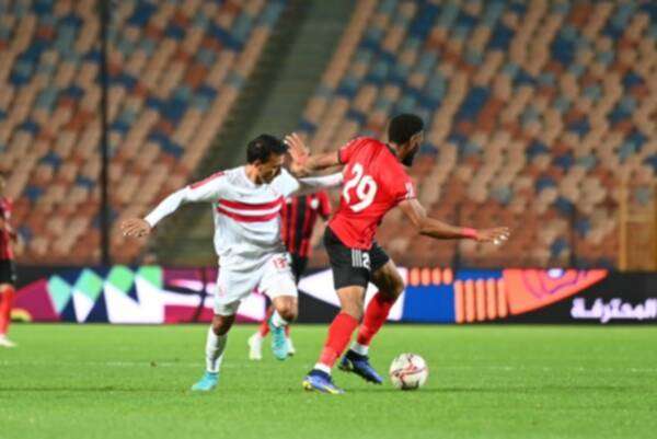 من مباراة الزمالك والداخلية