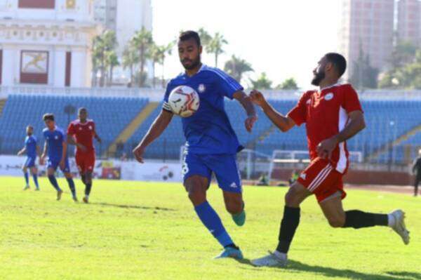 من مباراة سموحة وطلائع الجيش