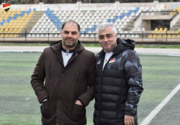 مجد حمصي في تدريبات أهلي حلب