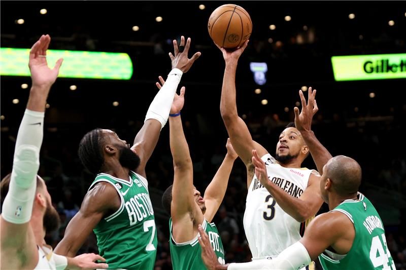 من مباراة بوسطن سلتيكس ونيو أورليانز بيليكانز
